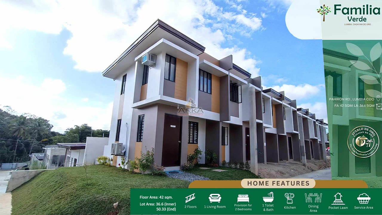 [Familia Verde by Pueblo] Modern Townhouse at Lumbia, CDO